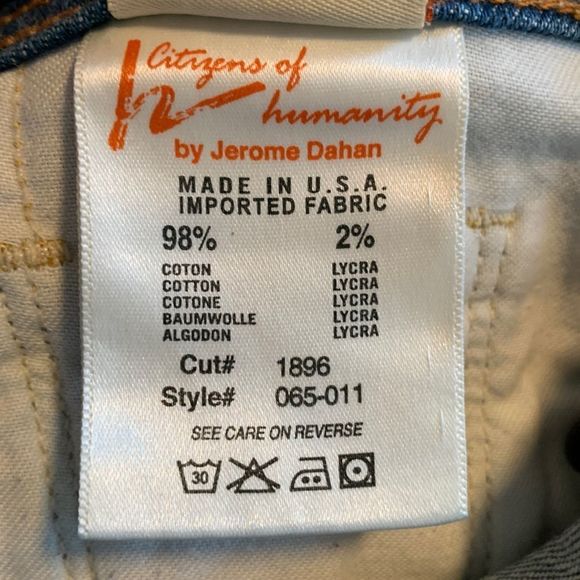 Citizens of Humanity Naomi Low Waist Flair 065 Womens Jeans Sz 32 - Picture 12 of 12